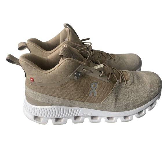 On Cloud Hi Speedboard Sneaker Shoes Mens Size 8.5 Sand Swiss Enginering - Picture 11 of 15